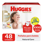 Huggies pañal bebe natural Care XXXG X 48