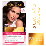 Excellence Tintura Creme  3 Castaño Oscuro