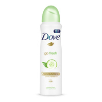 Dove Desodorante Antitranspirante Go Fresh Pepino en Aerosol de 150ml