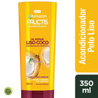 Fructis Acondicionador Oil Repair Liso Coco 350Ml