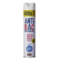 Desinfectante de Ambientes y Superficies Aerosol Antibac Aroma Original 400 cc