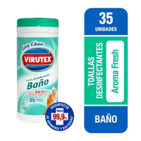 Virutex Toallas Desinfectantes Easy Clean 35 Un