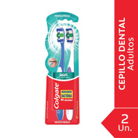 Cepillo Dental Colgate 360º Original Medio 2Unid