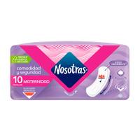 Nosotras Toalla De Maternidad X 10