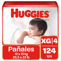 Huggies Pañal Bebe Natural Care Xg X124