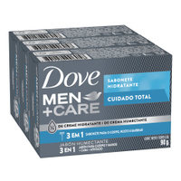 Jabón en barra Corporal y Facial DOVE MEN +CARE Clean Comfort 3X Barra de 90 g