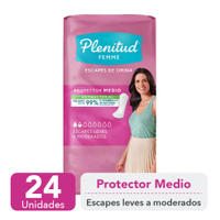 Plenitud Protector Incontinencia Diario X 24 (Medio)