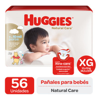 Huggies Pañal Bebe Natural Care Xg X 56