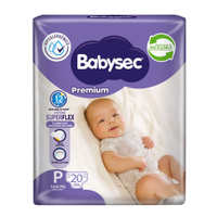 Pañales de Bebé Babysec Premium 20un P 