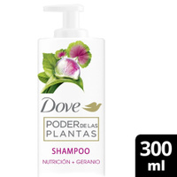Dove Shampoo Nutrición + Geranio 300ml 