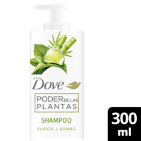 Dove Shampoo Fuerza + Bambú 300ml 