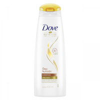 Dove Shampoo óleo nutrición 400ml