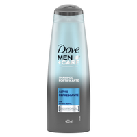 Shampoo Fortificante Dove Men+Care Alívio Refrescante com Ice Cool Mentol 400 ML
