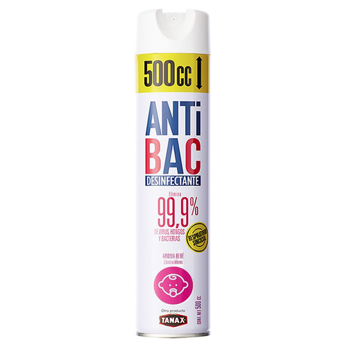 Liqui Antibac Desinfectante Aerosol Bebe 500 Cc