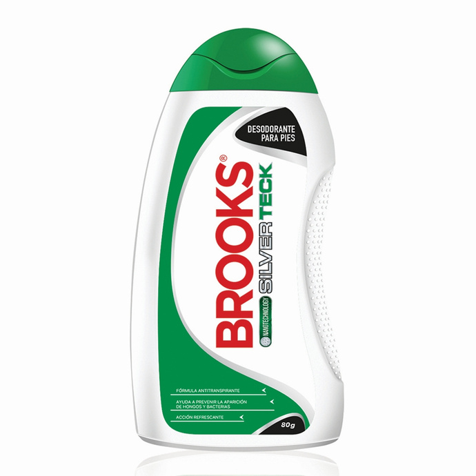 Brooks Talco Silver 80 Gr. - Brooks Talco Silver 80 Gr.