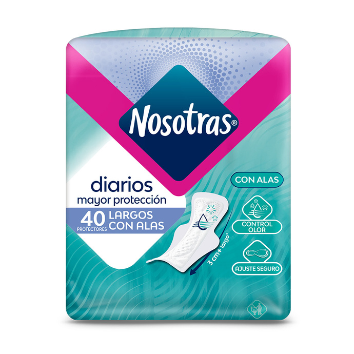 Nosotras Protector Diario Largo C/Alas X 40 - CPTHDON316.jpg