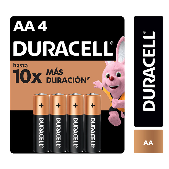 Duracell Pilas Alcalinas AA de Larga Duración - Pack de 4 Unidades - BAPLDUR108.jpg
