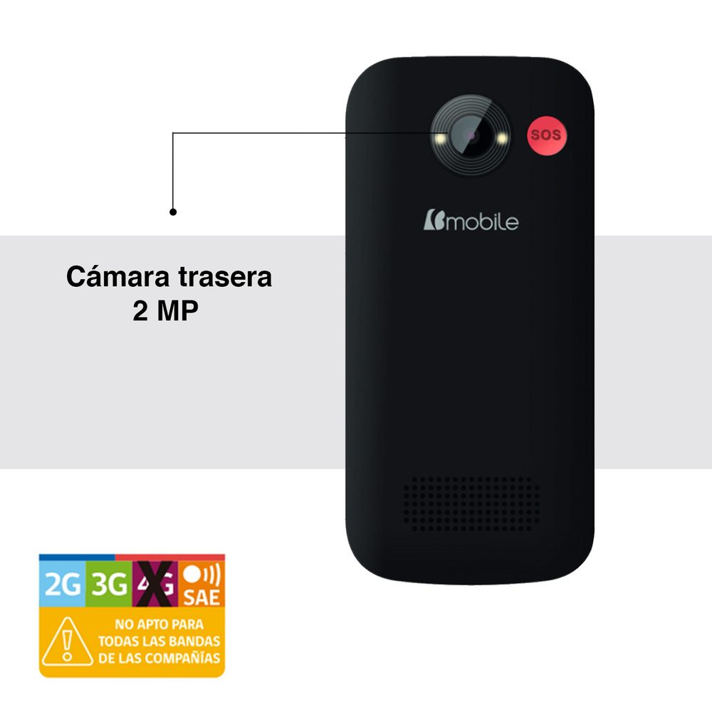 Celular Bmobile BS30 Senior Phone - ClubOferta