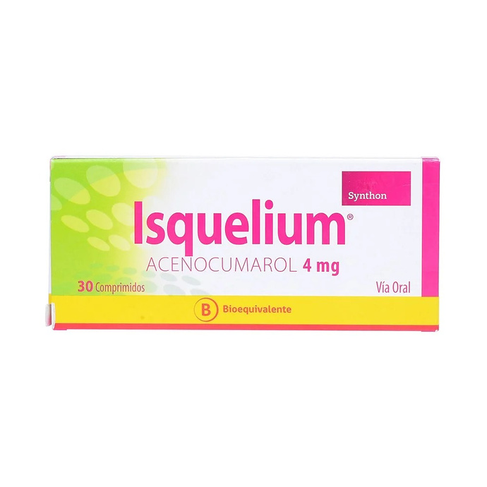 Isquelium 4 x 30 - 40118-isquelium-acenocumarol-4-mg-30-comprimidos.jpg